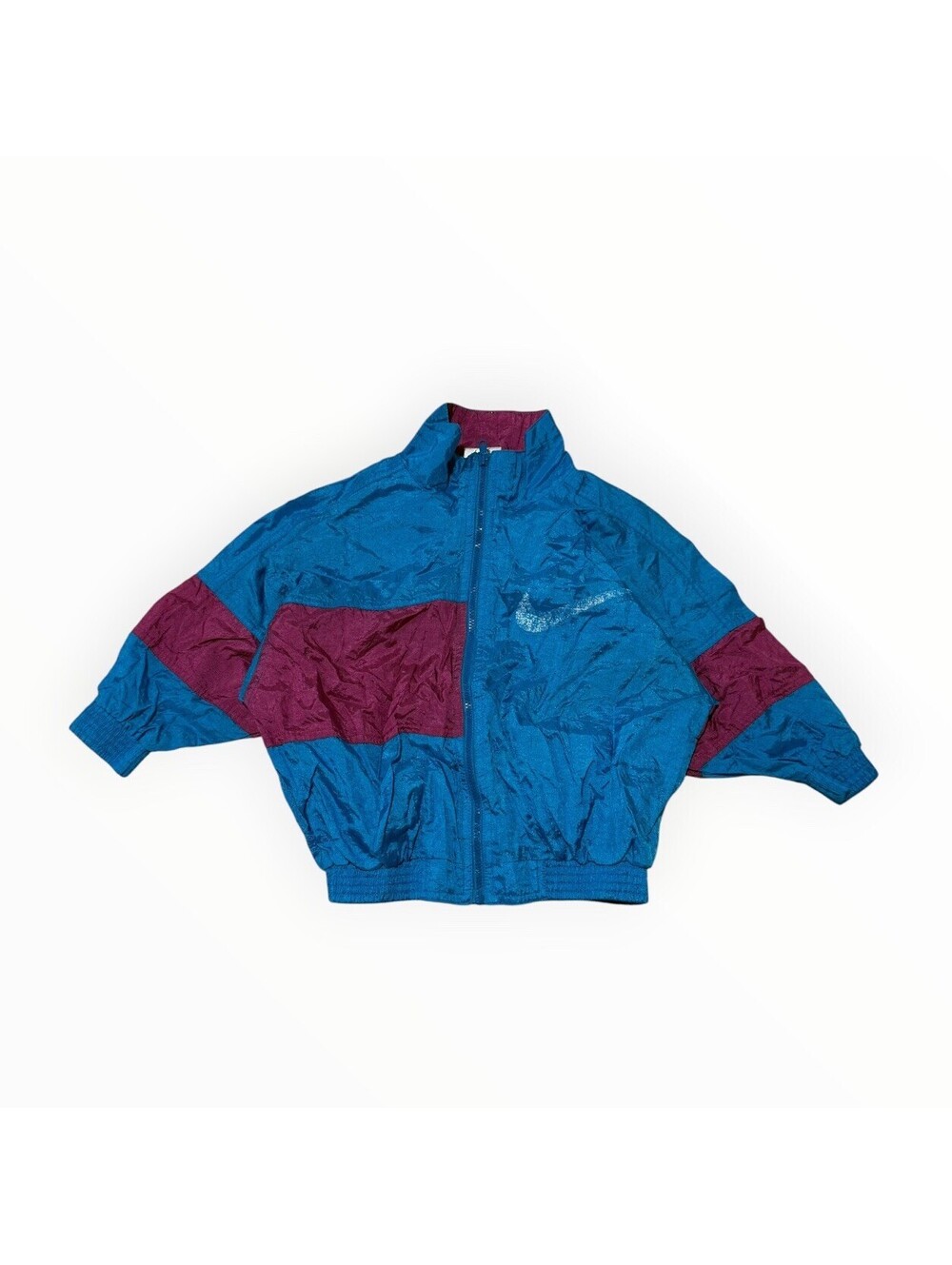 Vintage 90s Nike Colorblock Windbreaker Track Jacket 3 Toddler Girls